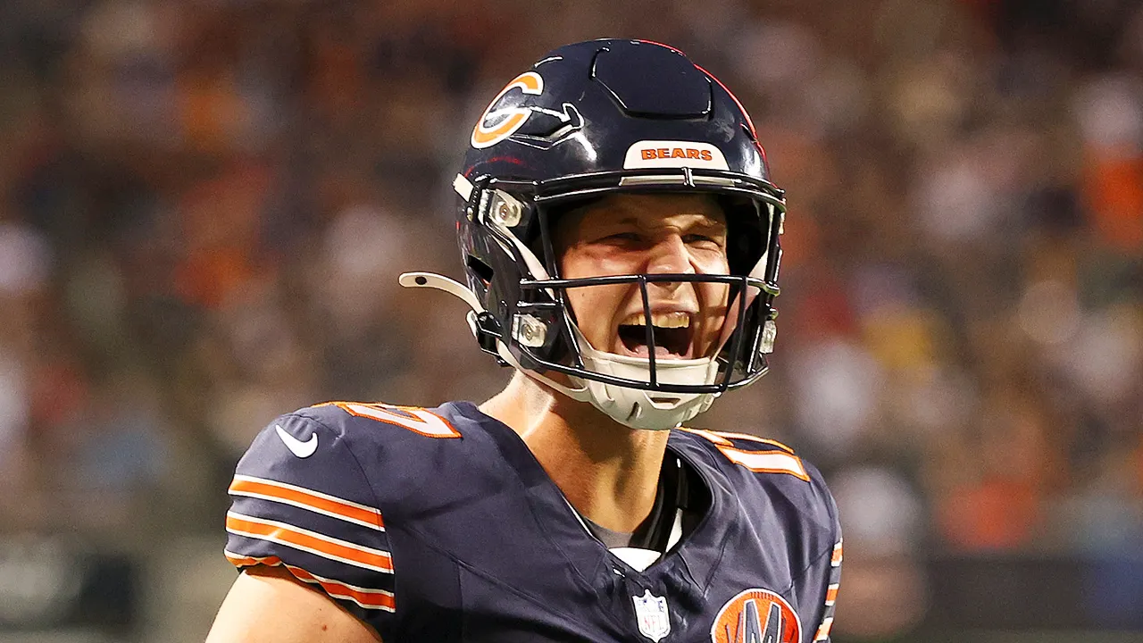 Bears’ Tyson Bagent breaks down in tears after receiving life-changing contract: ‘Weight off my shoulders’